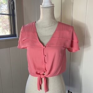 Women’s Maison Jules Pink Cropped Top Size XS